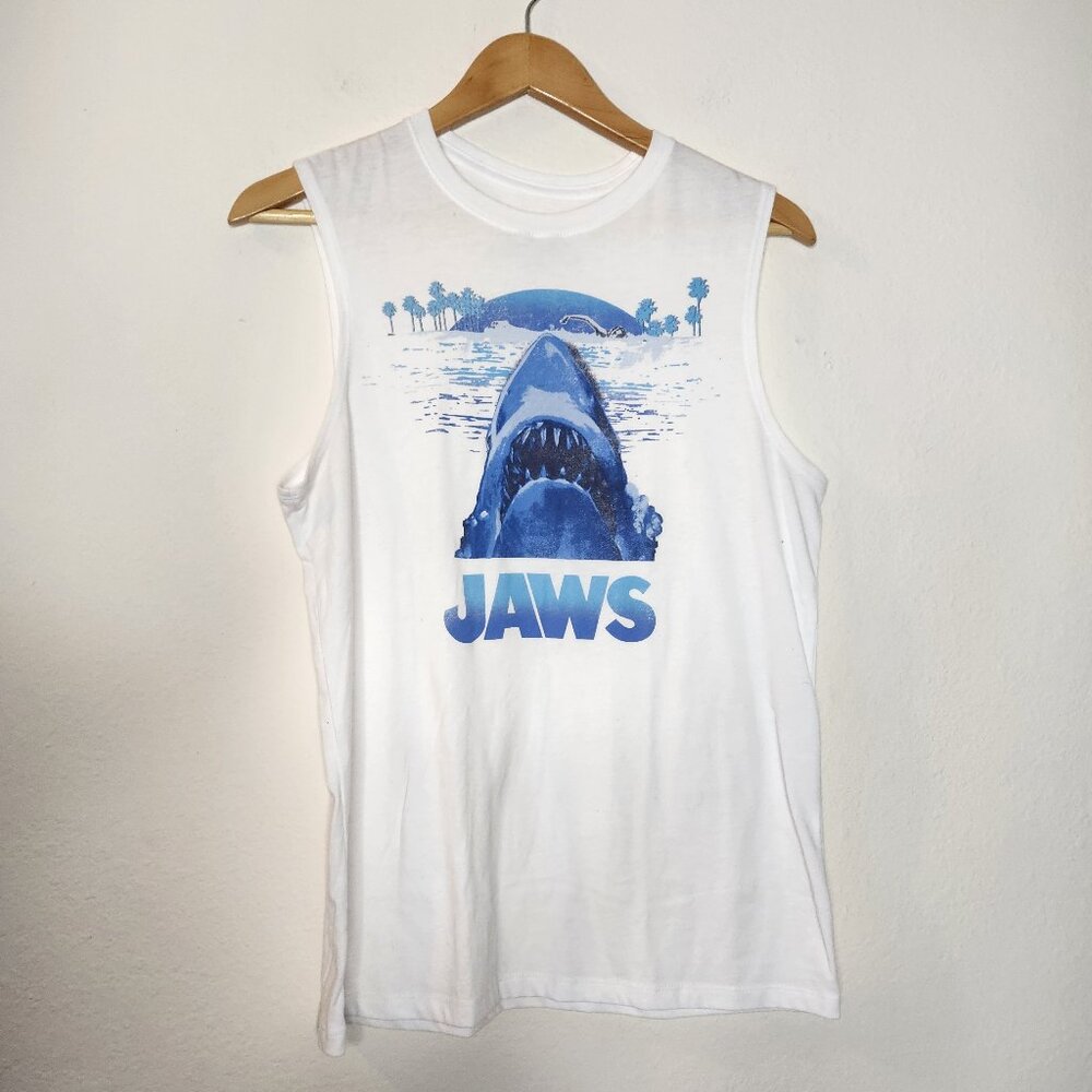 JAWS Boys (18) XXL White Tank Top Movie